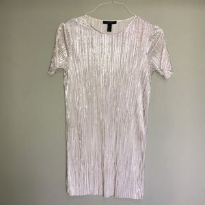 Shimmer T-shirt Style Dress